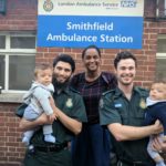 Featured image for Medics reunited with premature twins they helped to safely deliver