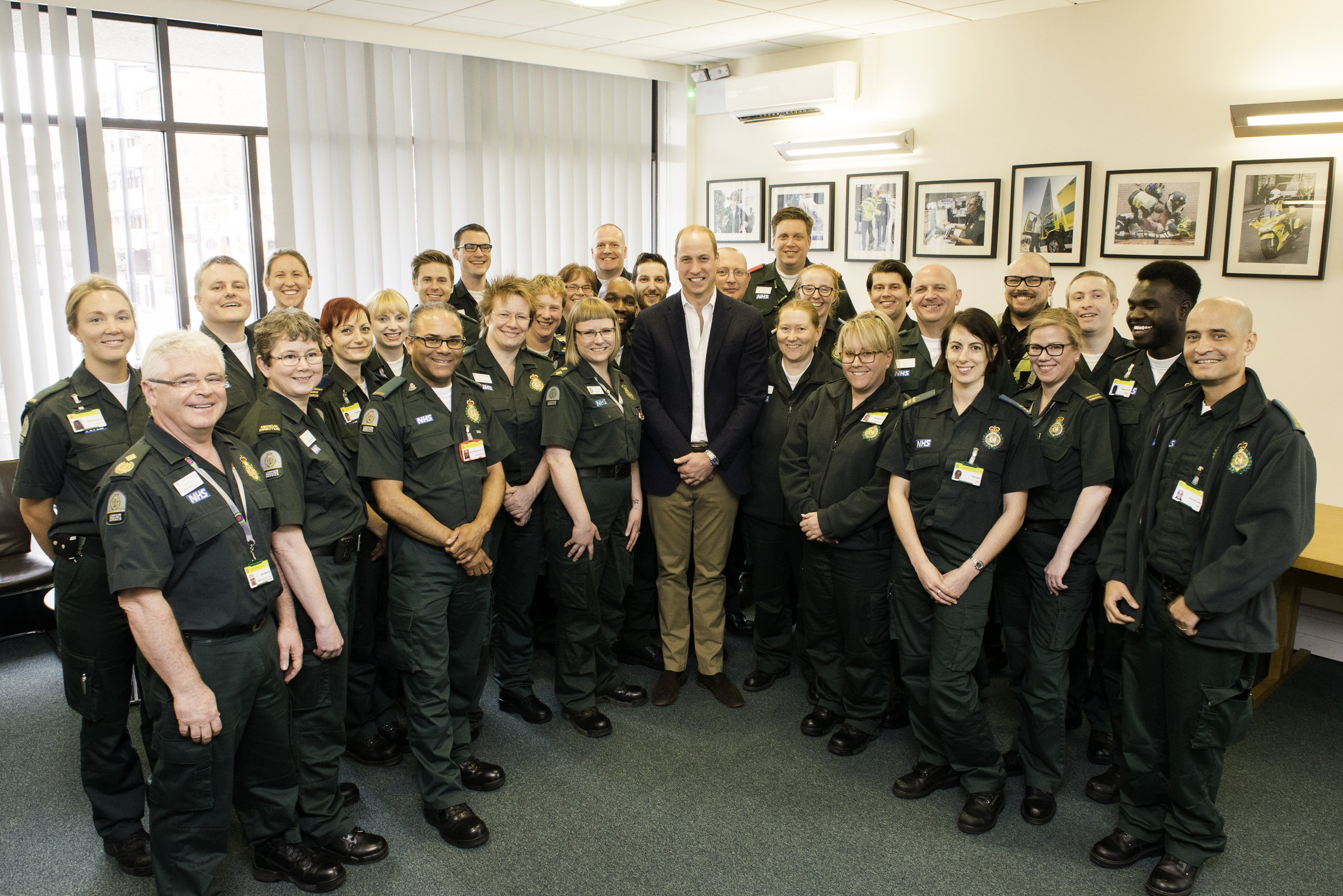 The Duke of Cambridge pays a visit to our HQ to thank us for our response to the Westminster terror attack