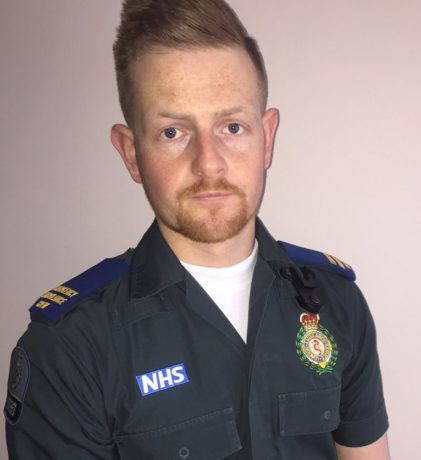 Medic Harry Turner was assaulted while treating a patient