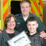 Featured image for Schoolboy commended for helping to save nan