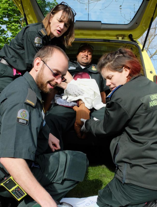 Man gives birth at Northwick Park Hospital