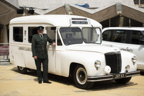 Andy Whatling, our historic collection lead, at this year's Cart Marking ceremony 2019