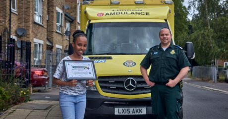 Rawda (holding certificate) and Stuart