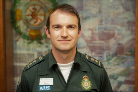 Patrick photographed in his LAS uniform