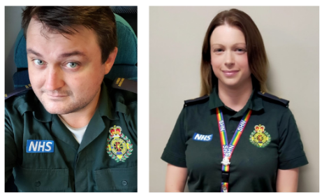 Peter Greensmith and Katie McDonagh our dispatcher of the year finalists pictured side by side