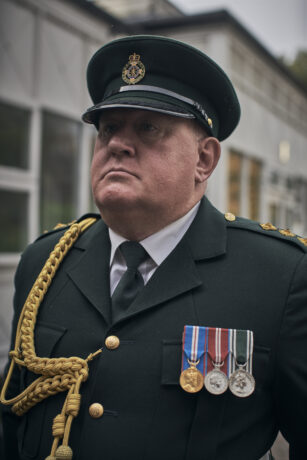 Andy in ceremonial uniform