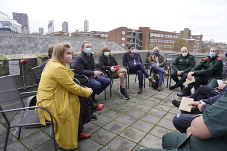 Kate, her family and the two colleagues who helped save her life sat in conversation with the LAS medics