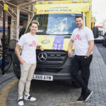 Featured image for Cup of cha-cha-cha? AJ and Curtis serve London Ambulance Service staff for NHS Big Tea