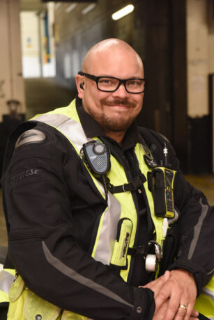 London Ambulance Service paramedic Richard Webb-Stevens 