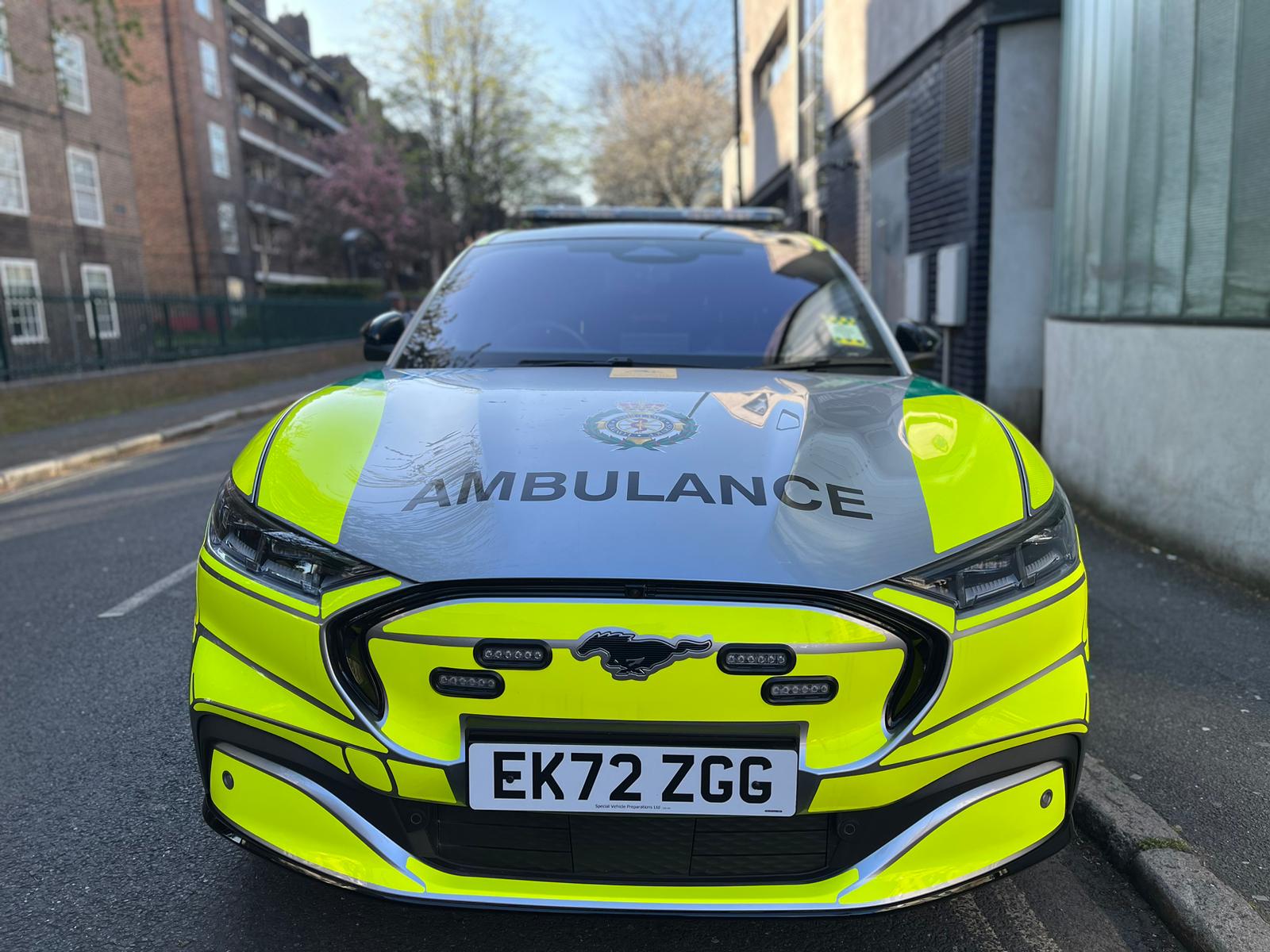 London Ambulance Service driving towards zero emission goal with fleet of Mustangs London