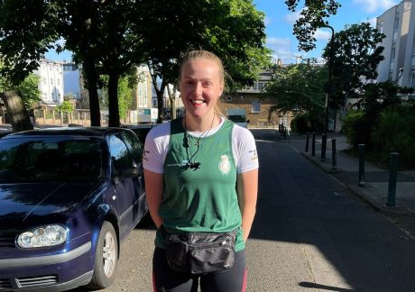 Ellie Davis completed the Outrun an Ambulance challenge