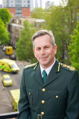 London Ambulance chief executive Daniel Elkeles