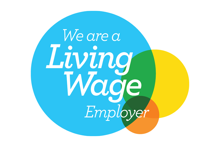 We are a Living Wage Employer logo