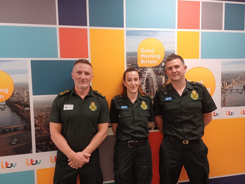 [Left to right] Jason Killens, Charlotte Miller and Gary Watson