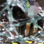 Ambulance windscreen smashed in attack by patient.