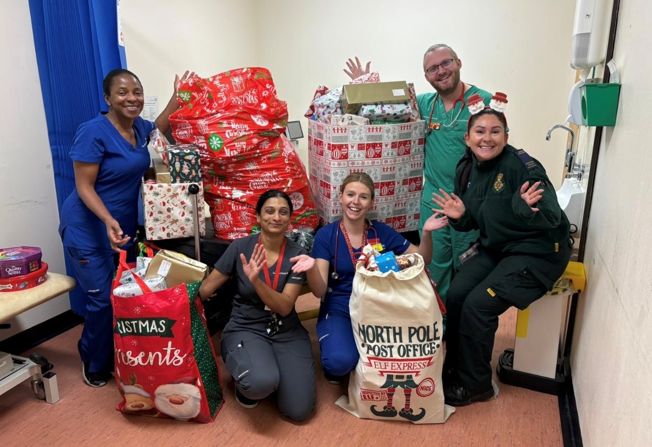 Santa’s little helpers: Paramedics gift hundreds of Christmas presents to sick children - London Ambulance Service NHS Trust