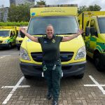 Paramedic Zoe in uniform