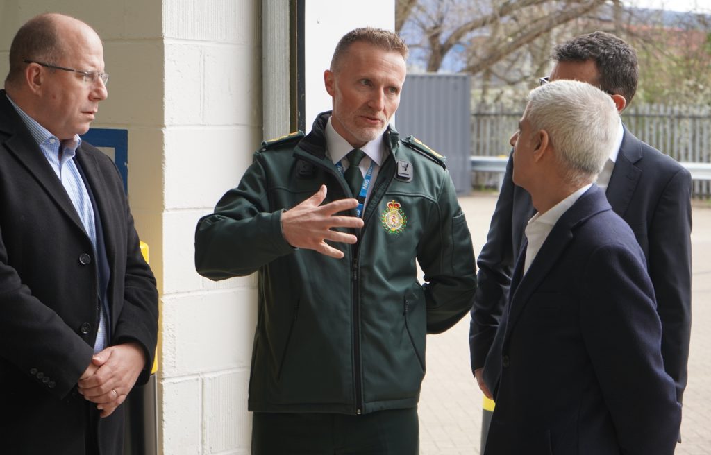 Jason Killens meeting Sadiq Khan
