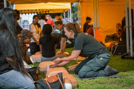 File picture of Open Day held in Battersea Park for London Ambulance Service's 60th anniversary