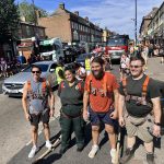 Featured image for London Ambulance teams pull 14-tonne truck in huge show of strength for charity